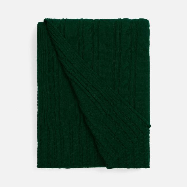 Плед Remitti, темно-зеленый (хвойный)