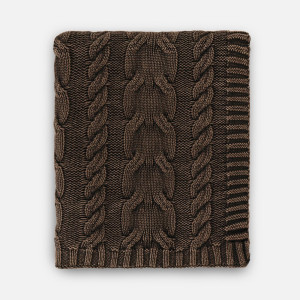 Плед Hygge, коричневый