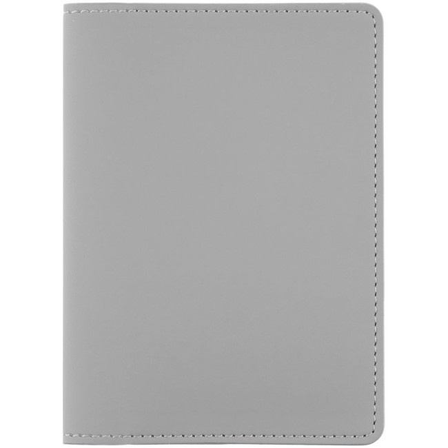 Обложка для паспорта Shall Simple, серый