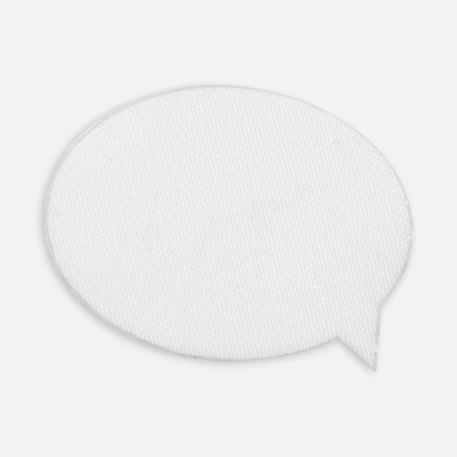 Наклейка тканевая Lunga Bubble, M, белая