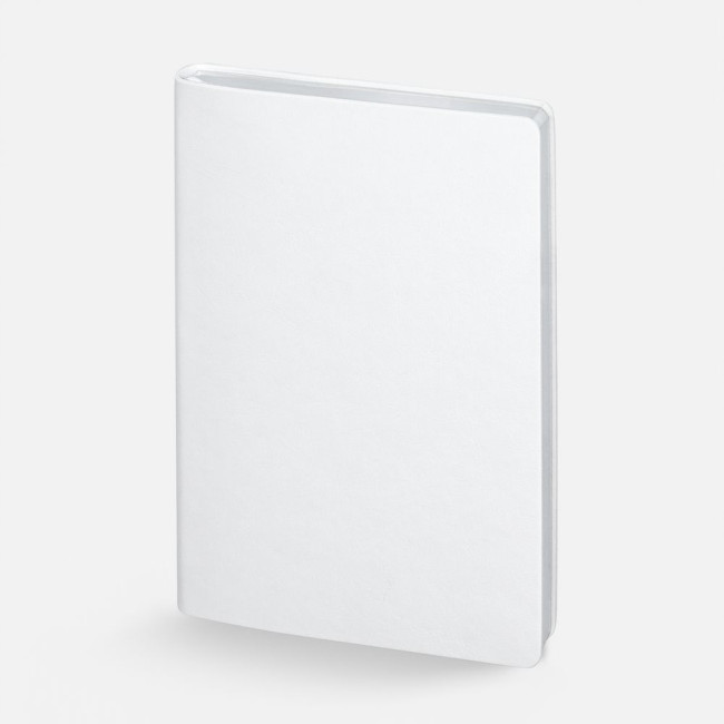 Ежедневник Nebraska Flex, недатированный, белый с серебристым