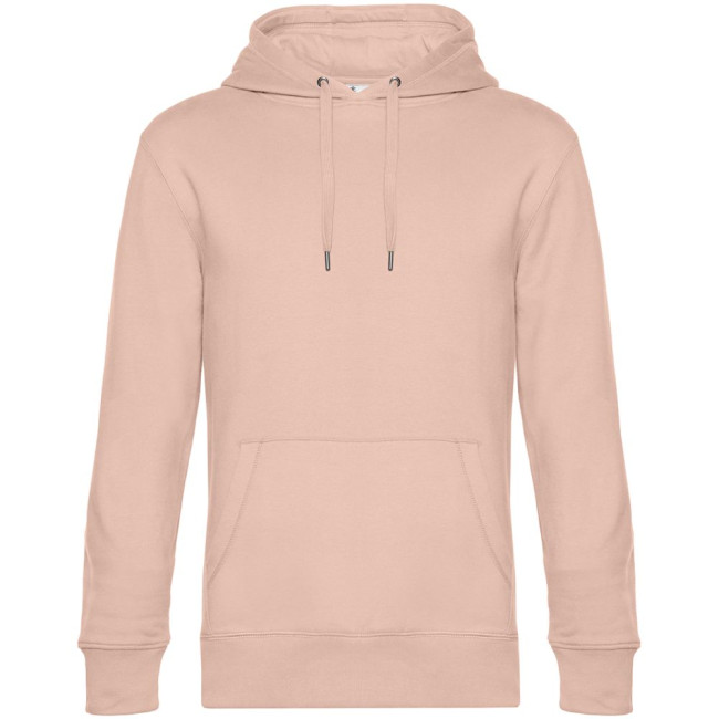 Толстовка с капюшоном унисекс King, розовая