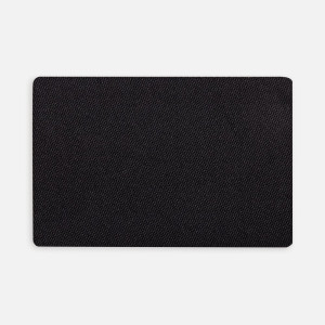 Наклейка тканевая Lunga, L, черная