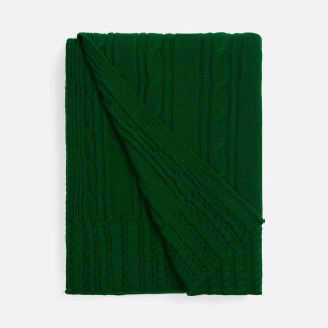 Плед Remitti, глубокий зеленый