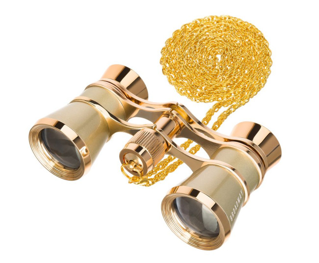 Театральный бинокль Broadway 325B, золотистый