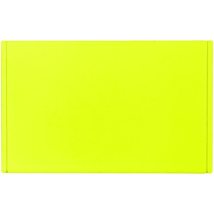 Лейбл из ПВХ Dzeta, ХL, желтый неон