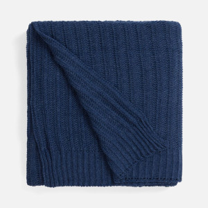 Плед Termoment, синий меланж