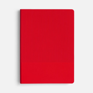 Ежедневник Vale New, недатированный, красный