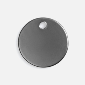 Шильдик металлический Alfa Sirkel, серый металлик