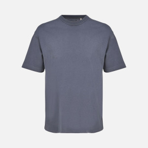 Футболка оверсайз мужская Boxy Men, темно-серая (графит)