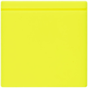 Лейбл из ПВХ Kare, желтый неон