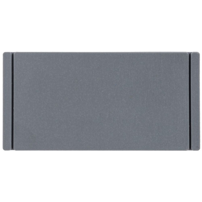 Лейбл из ПВХ Dzeta, XS, серый