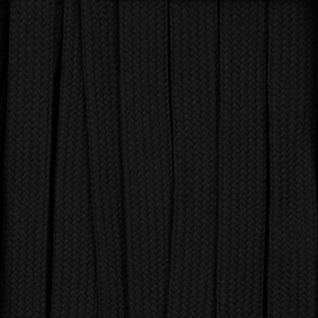 Плоский шнур Cord S, черный, 10 см