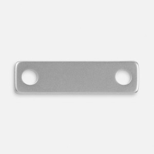 Шильдик металлический Alfa Liten, серебристый