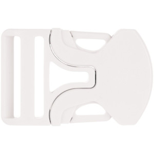 Застежка-пряжка односторонняя Triden, белый