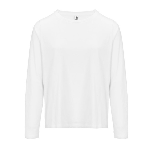 Футболка с длинным рукавом женская Monarch Women, белая