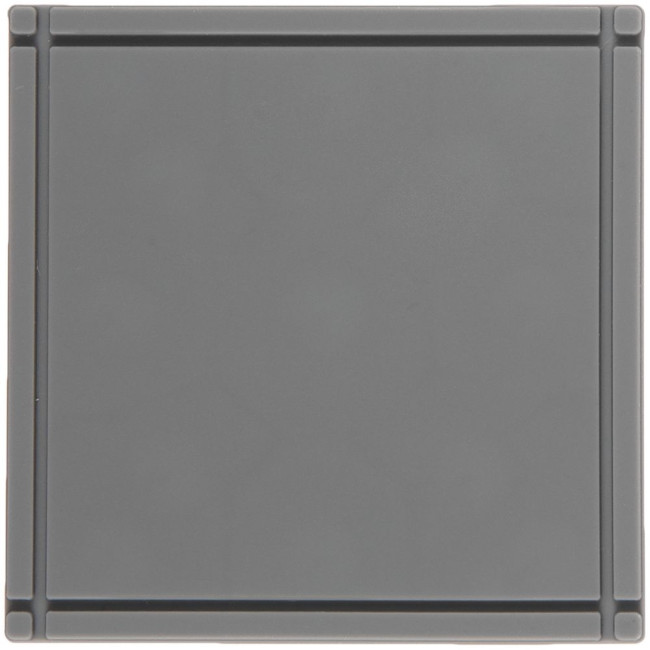 Лейбл из ПВХ Dzeta, L, серый