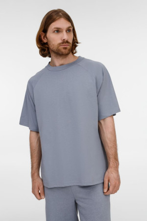 Футболка унисекс оверсайз T2, серая