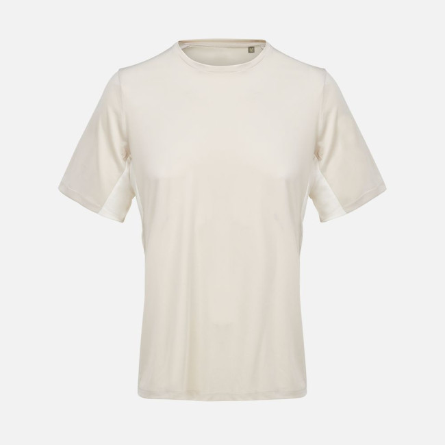 Футболка спортивная унисекс Storm, бежевая (льняная)