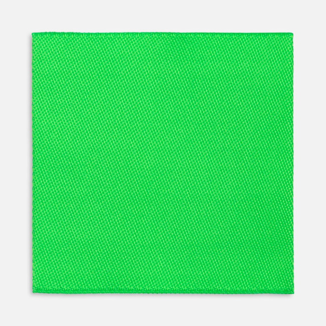 Лейбл тканевый Epsilon, L, зеленый неон