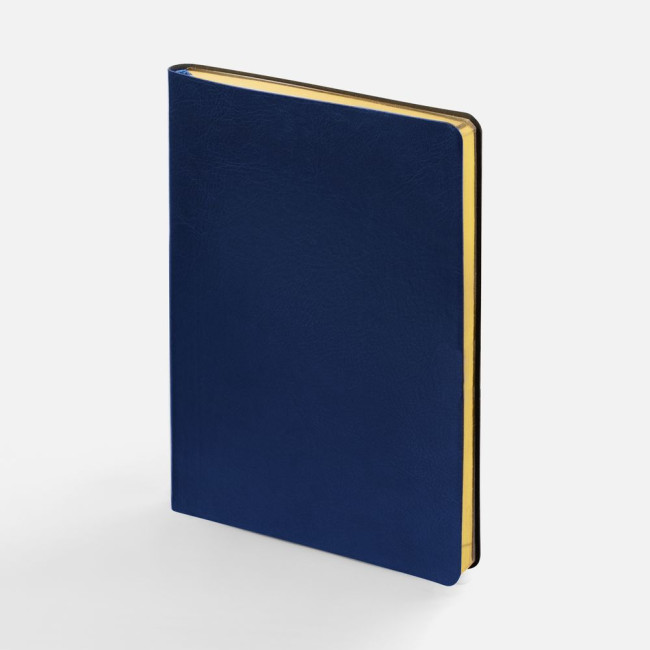 Ежедневник Nebraska Flex, недатированный, синий с золотистым