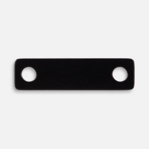 Шильдик металлический Alfa Liten, черный