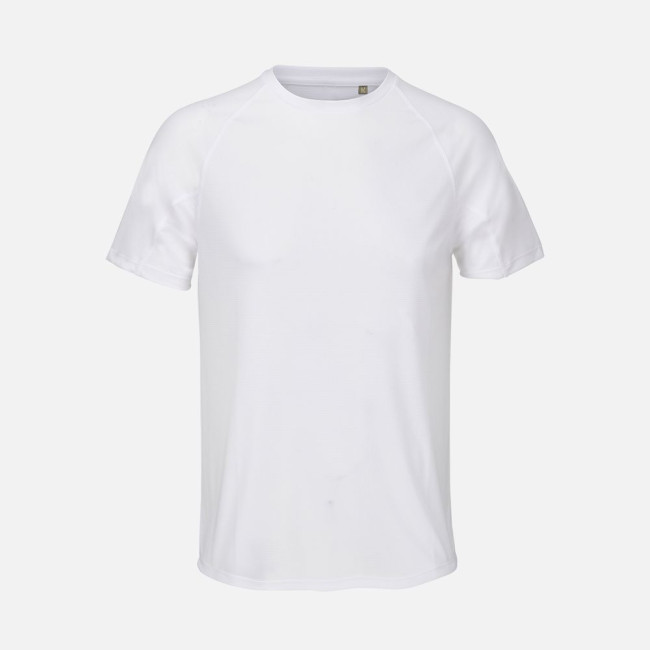 Футболка спортивная унисекс Vortex, белая