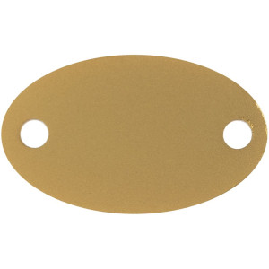 Шильдик металлический Alfa Oval, золотистый